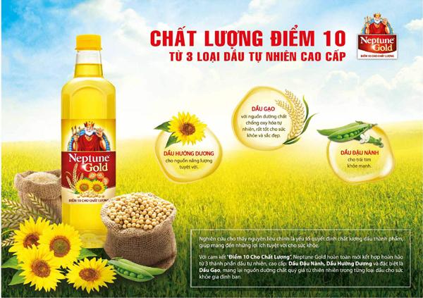 Combo 2 Chai Dầu Ăn Neptune 1L - HSD 15.12.2022