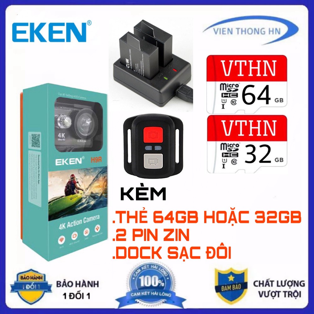 Camera Eken H9R mới V8 - Sản phẩm camera mới này sẽ là lựa chọn tuyệt vời cho bạn. Chất lượng hình ảnh sắc nét cùng thiết kế nhỏ gọn và đa dạng tính năng, cho bạn trải nghiệm tuyệt vời với mức giá chỉ trong tầm tay của bạn. Cập nhật ngay thông tin về sản phẩm này, bạn sẽ không thể bỏ qua.