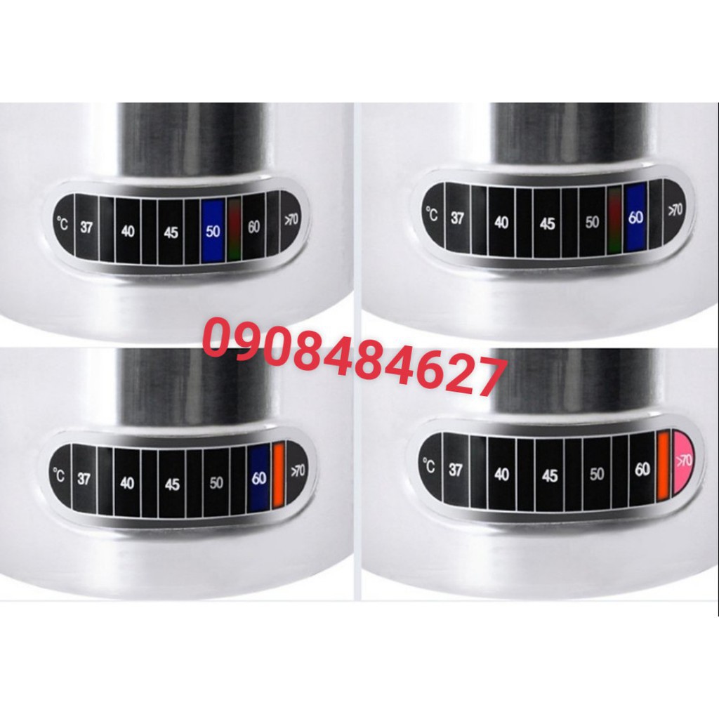 Ca Đánh Sữa Inox Có Vạch Hiển Thị Nhiệt Độ 600ml
