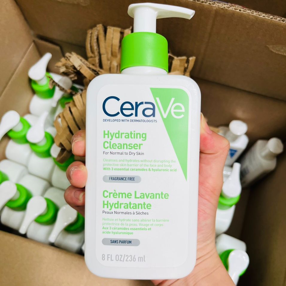 Sữa rửa mặt Cerave Hydrating Face Cleanser 236ml