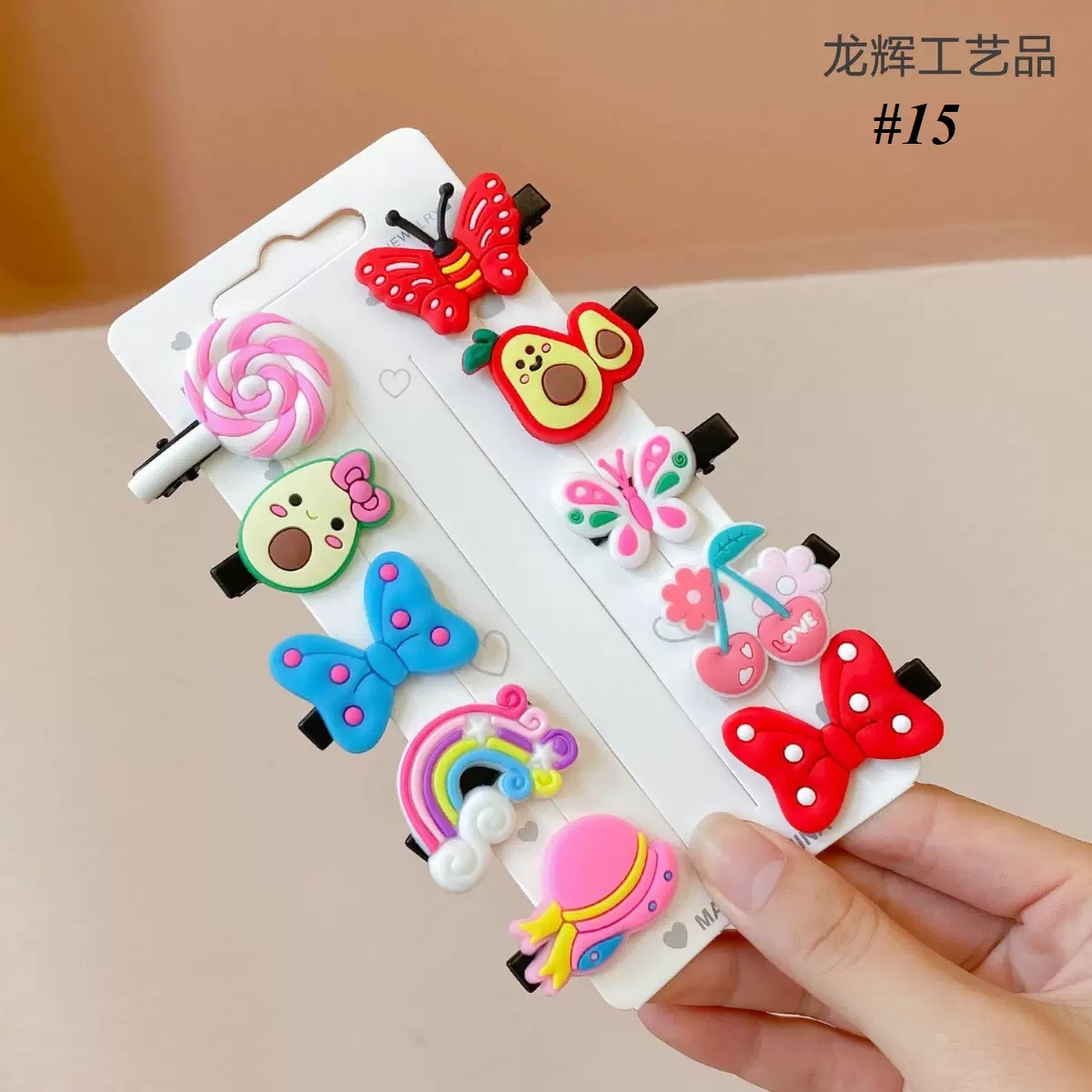 Set 10 Kẹp Tóc Hàn Quốc Siêu Xinh Cho Bé Gái