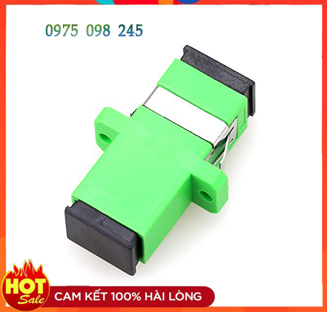 Khớp Nối Đầu Sợi Quang Coupler SC-SC APC Adapter