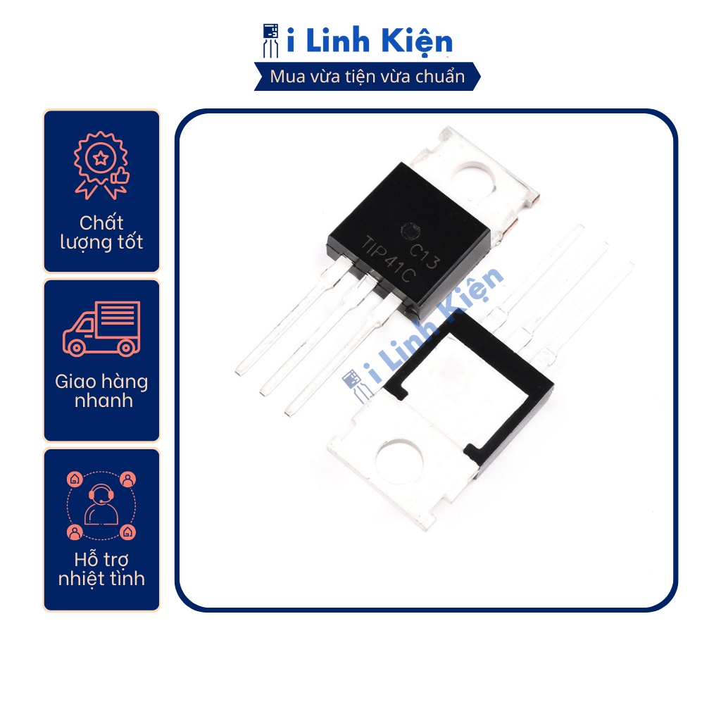 TIP41C TIP42C Transistor 6A 100V chất lượng cao.