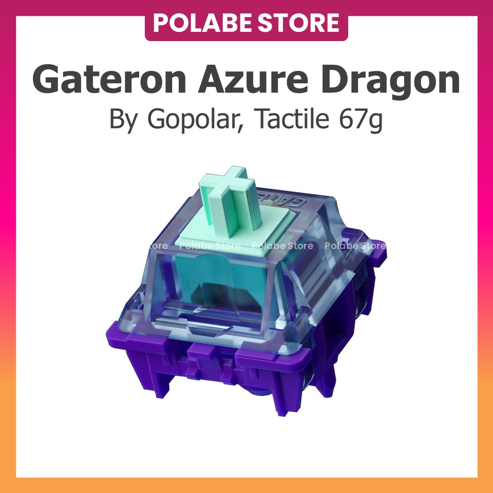 GATERON AZURE DRAGON V3 tactile switch công tắc bàn phím cơ Gateron switch - Polabe Store