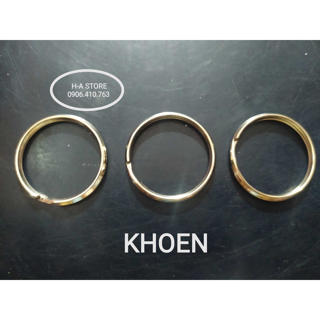Khoen tròn móc khóa inox