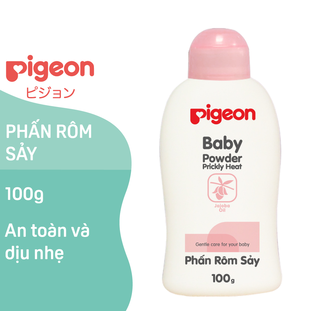 Phấn rôm sẩy Pigeon nắp màu 100g