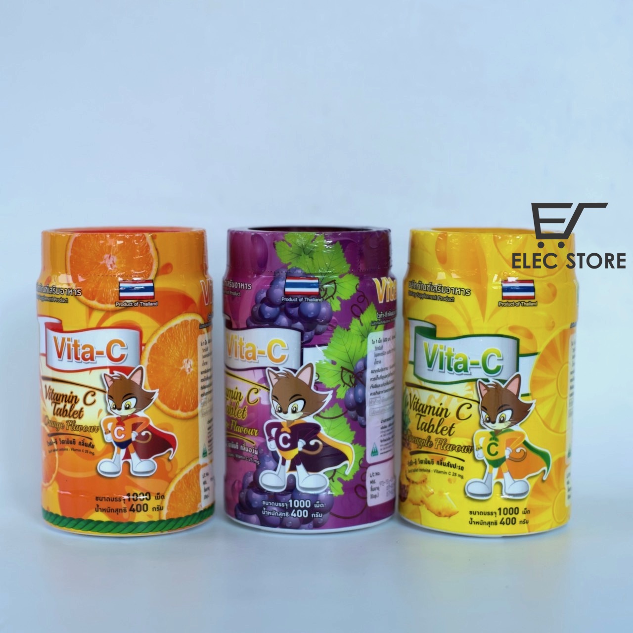 Hộp 1000 viên Vitamin C Thái Lan - Vị Dứa