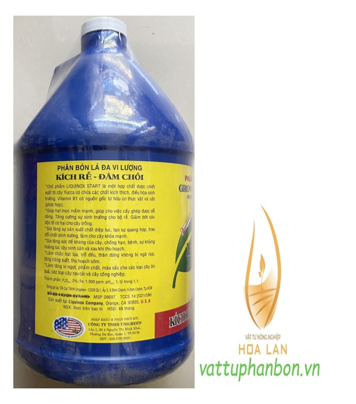 B-1 Start Grow More - Phân Bón Lá (Kích rễ - Đâm chồi) - #100A# 3,785 lít