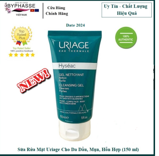 [ CHÍNH HÃNG ] Sữa Rửa Mặt Uriage Dành Cho Da Dầu Da Mụn 150ml