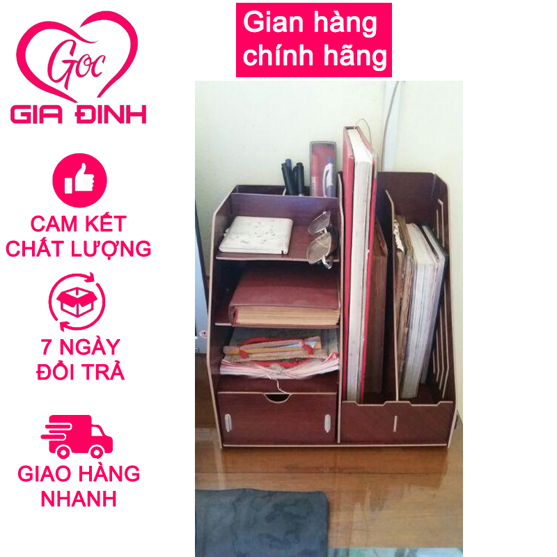 Tủ gỗ đựng đồ văn phòng đồ dùng cá nhân đa năng
