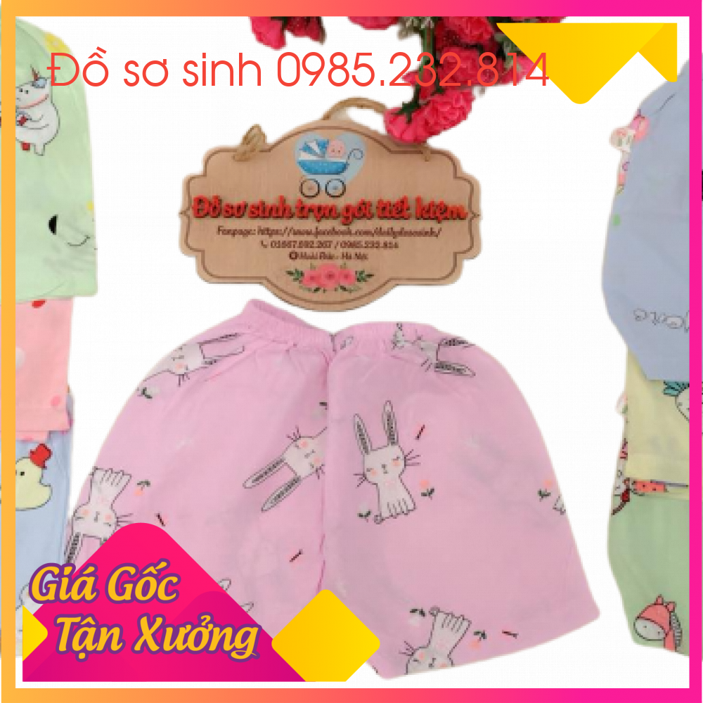 COMBO 10 QUẦN ĐÙI VẢI LANH CHO BÉ CỰC MÁT