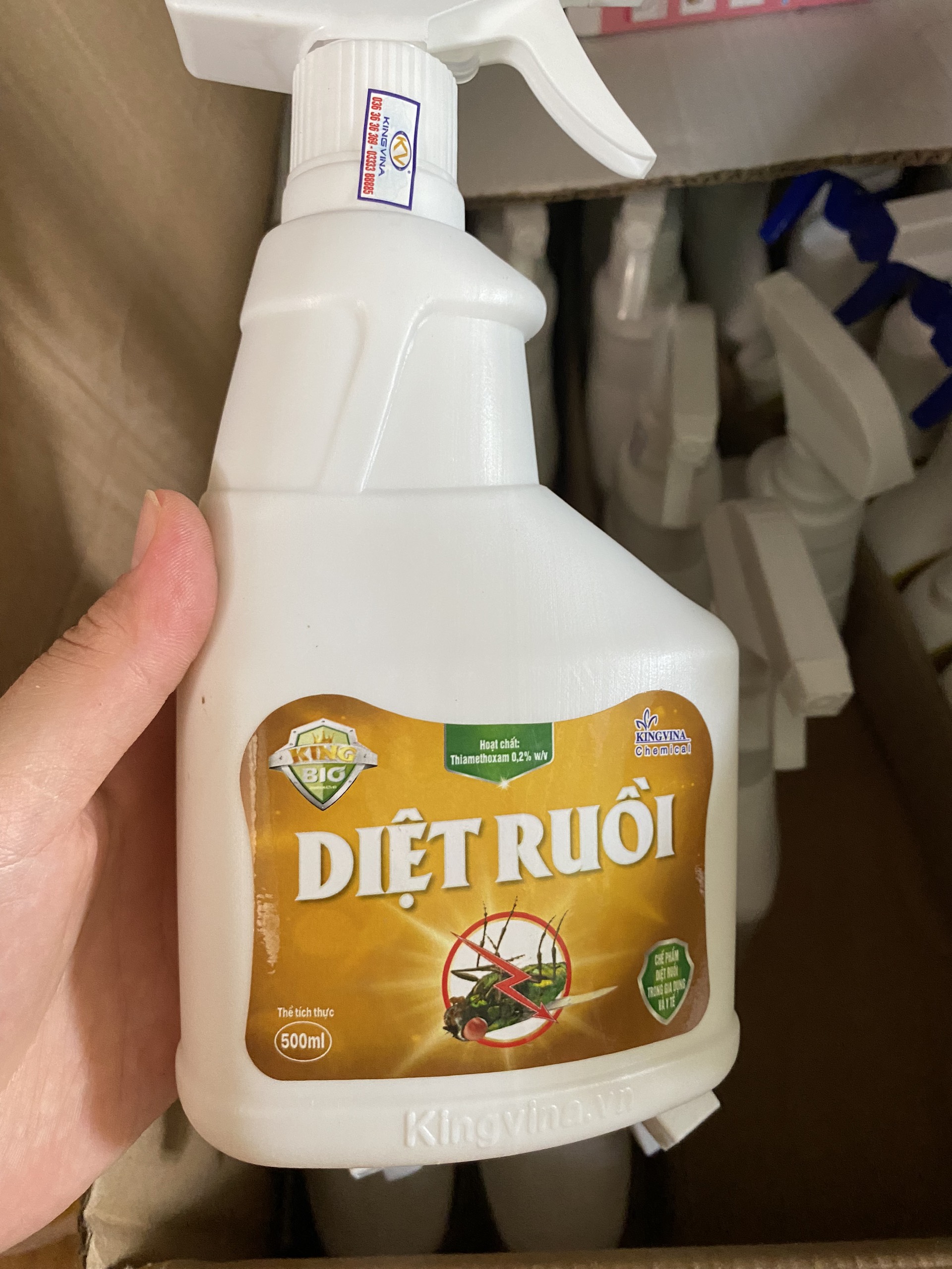 Xịt Ruồi Sinh Học KINGVINA Chai lớn 500ml