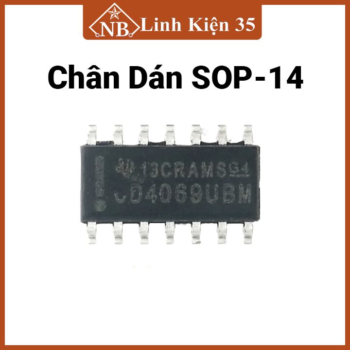 Ic chức năng cd4069be dip14 / sop14