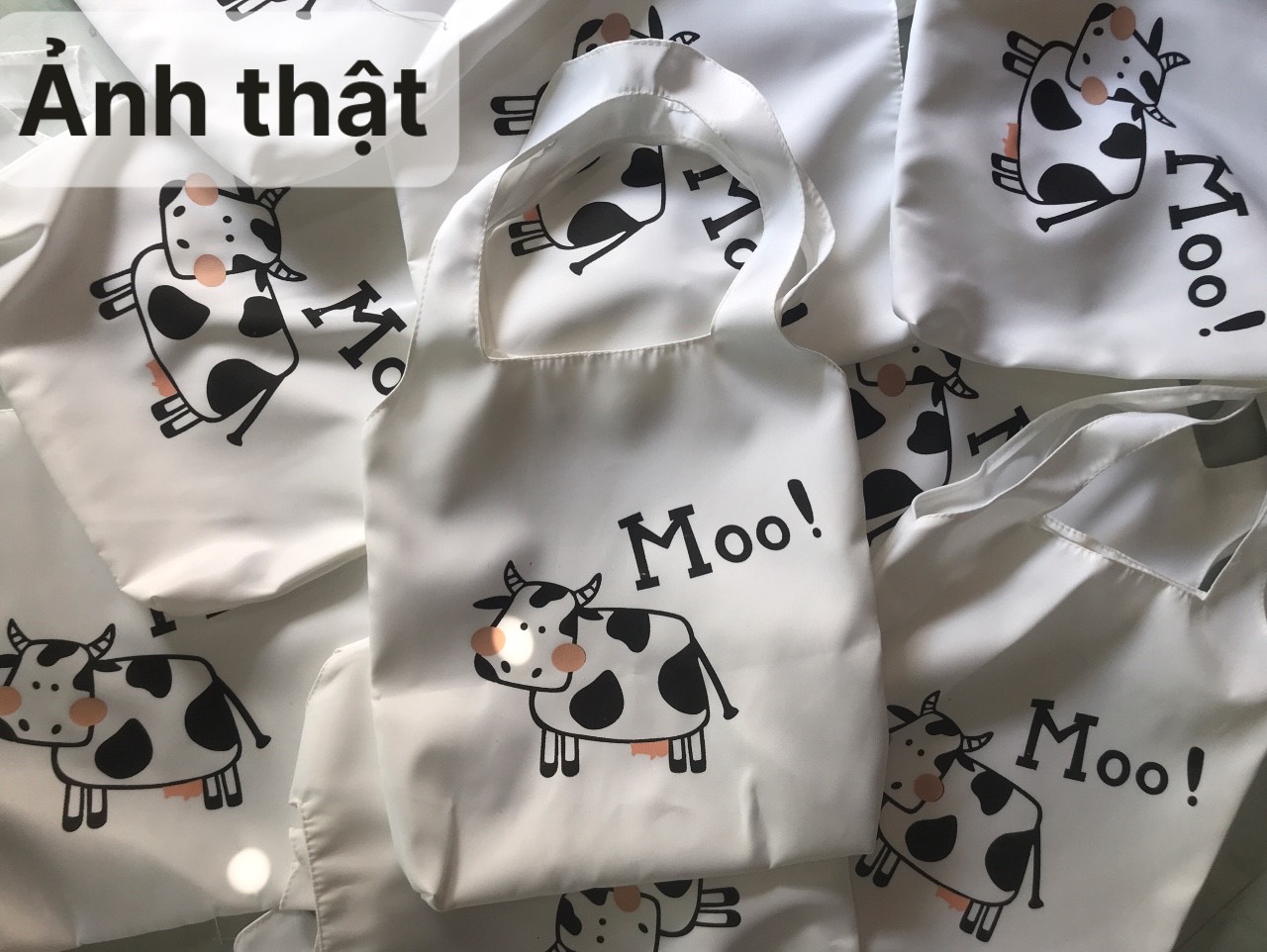 TOTE BÒ SỮA MOO VẢI CAVANS