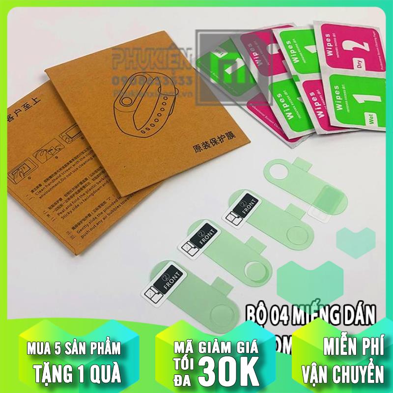 Bộ 04 miếng dán màn hình Miband 3