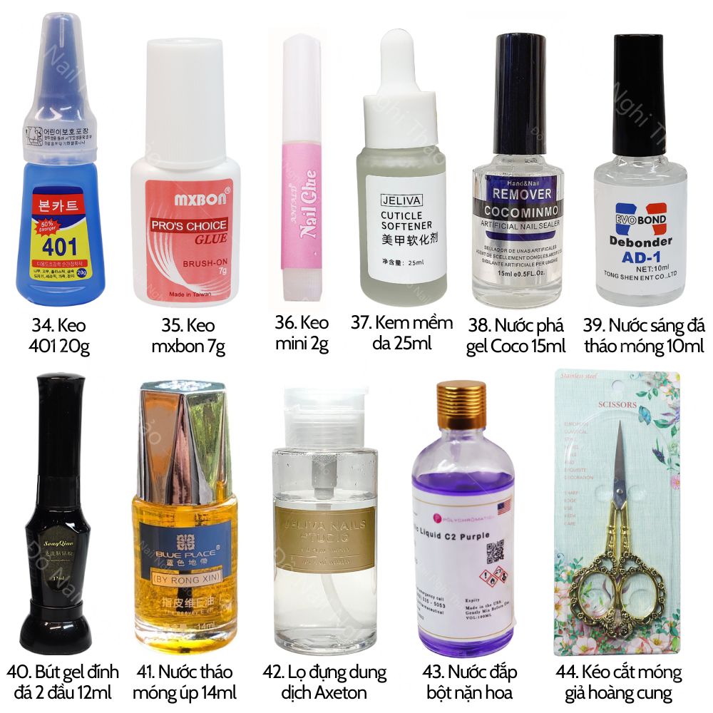 Combo làm nail đầy đủ chuyên nghiệp số 3