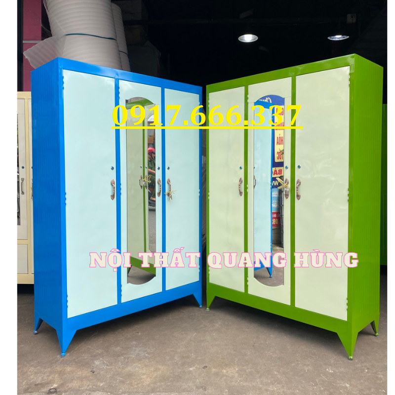 TỦ SẮT 3 CÁNH CAO CẤP GIAO NHANH HCM