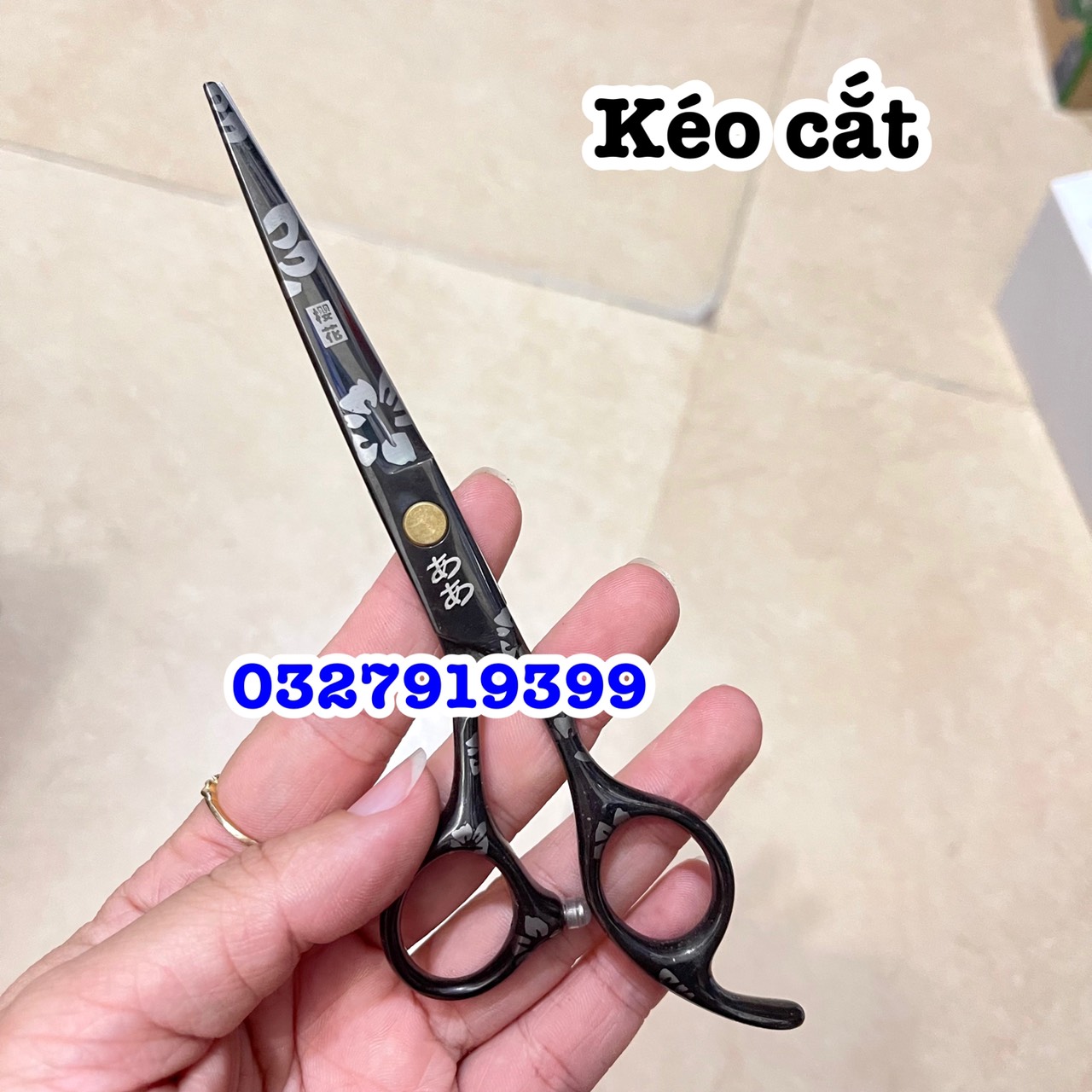 Bộ kéo cắt tỉa tóc Nhật 6.0 ( kéo hoa )