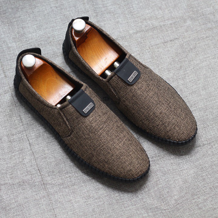 giày lười vải jean cao cấp bảo hành 12 tháng (SP133)