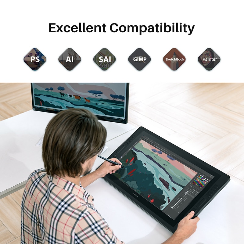 Bảng vẽ LCD Huion Kamvas Pro 24 (2.5K)