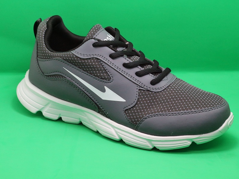 Giày sneaker nam xám móc trắng (SP103)