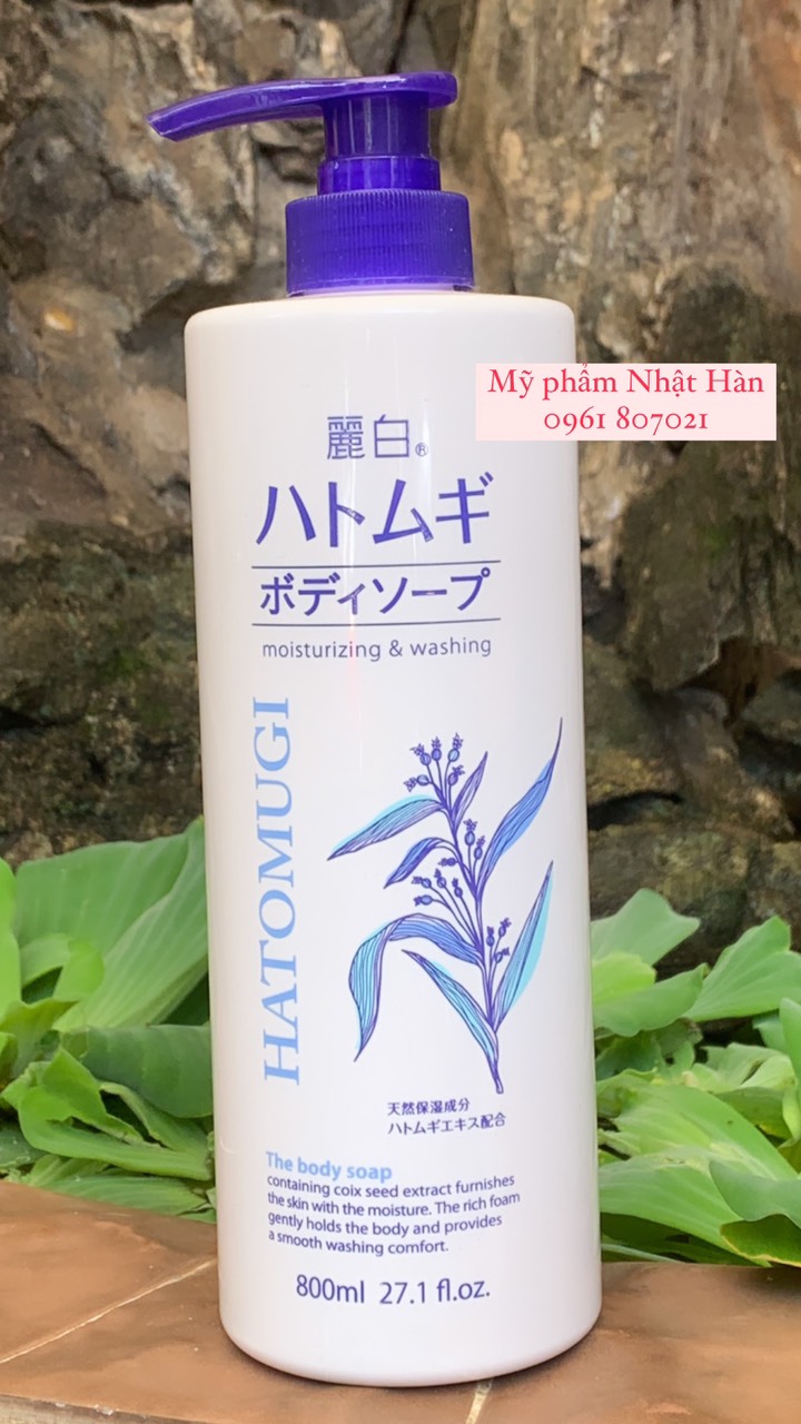 Sữa tắm Hatomugi 600ML - 800ML Nhật Bản