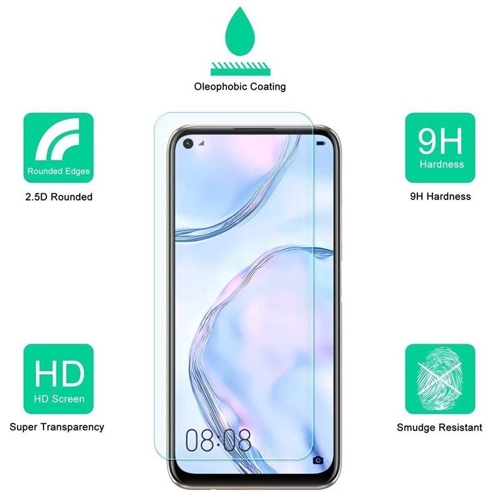 Kính cường lực Huawei Nova 7i trông suốt 9h+