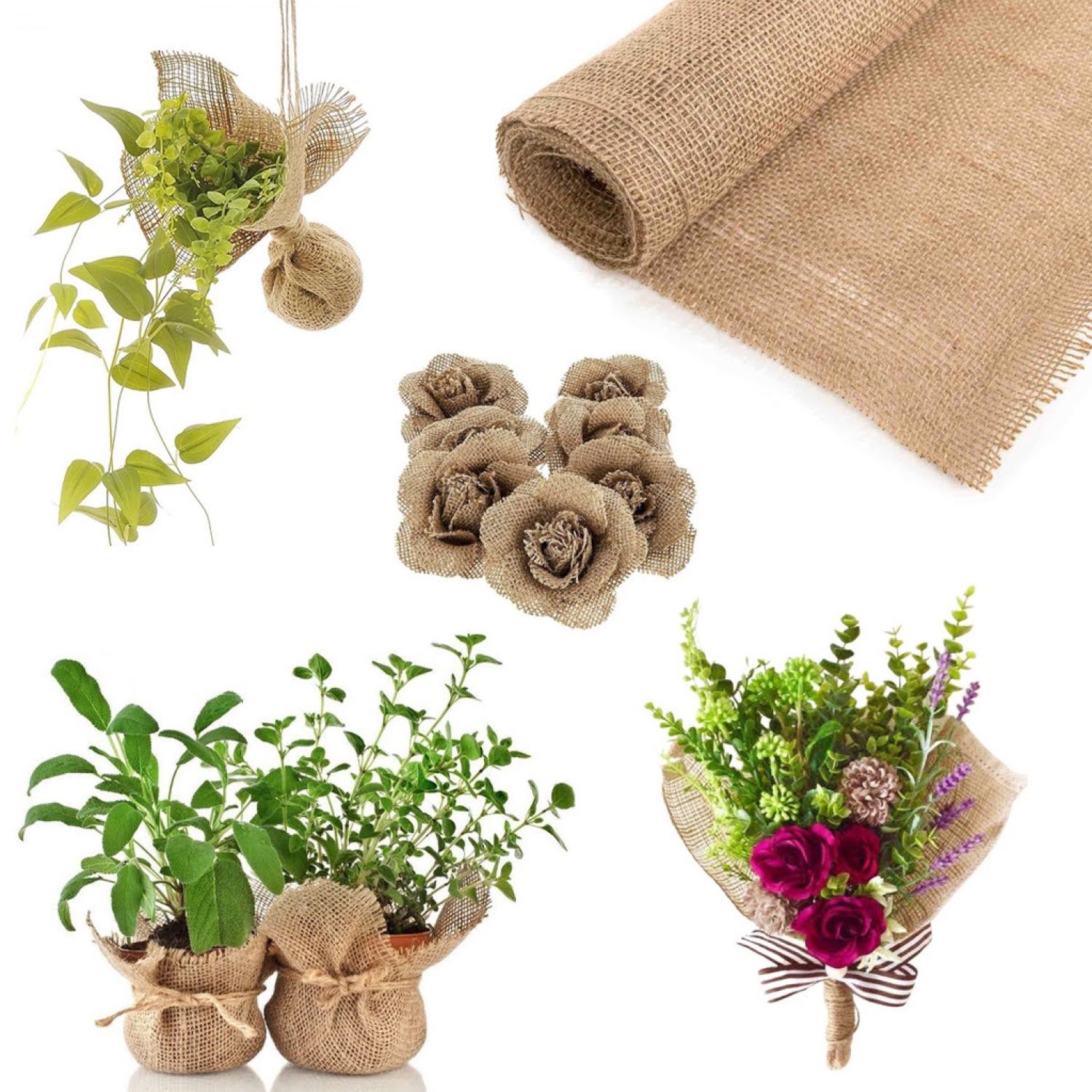 Vải bố l Vải đay (loại thưa) - DIY, Decor, chụp hình, trang trí