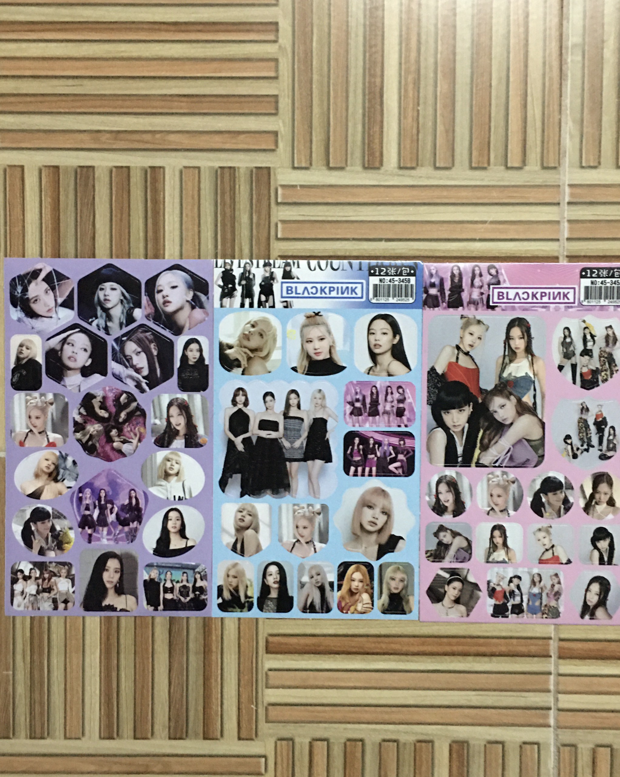 Set 12 hình dán trang trí Blackpink siêu đẹp (ảnh thật)