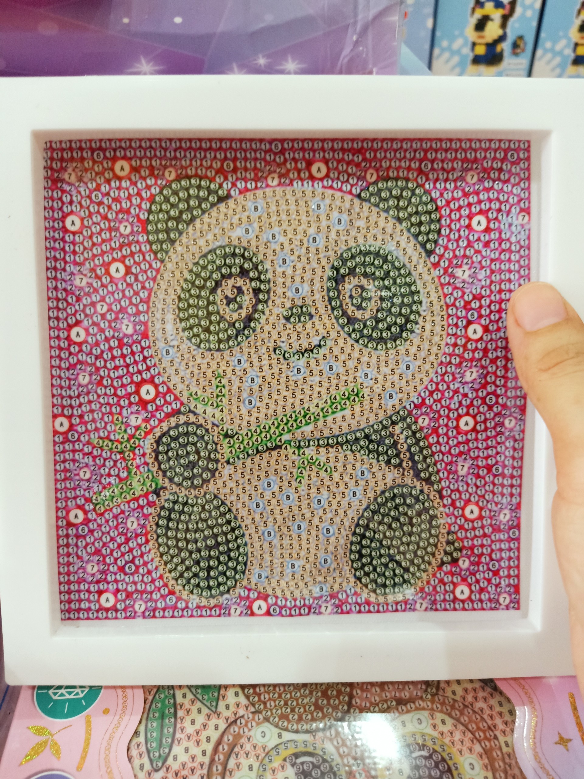 Tranh đính đá tặng kèm khung tranh tranh đính đá các con vật hoạt hình tranh đính đá chim,tranh đính đá khủng long