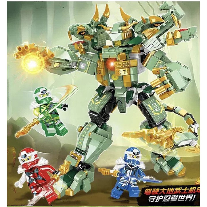 [ HÀNG CÓ SẴN ] Lắp ráp Ninja 76060 (hàng chất lượng)( Xếp Hình Robot Mech Rồng Xanh Moc 782 Mảnh )siêu hot-siêu rẻ