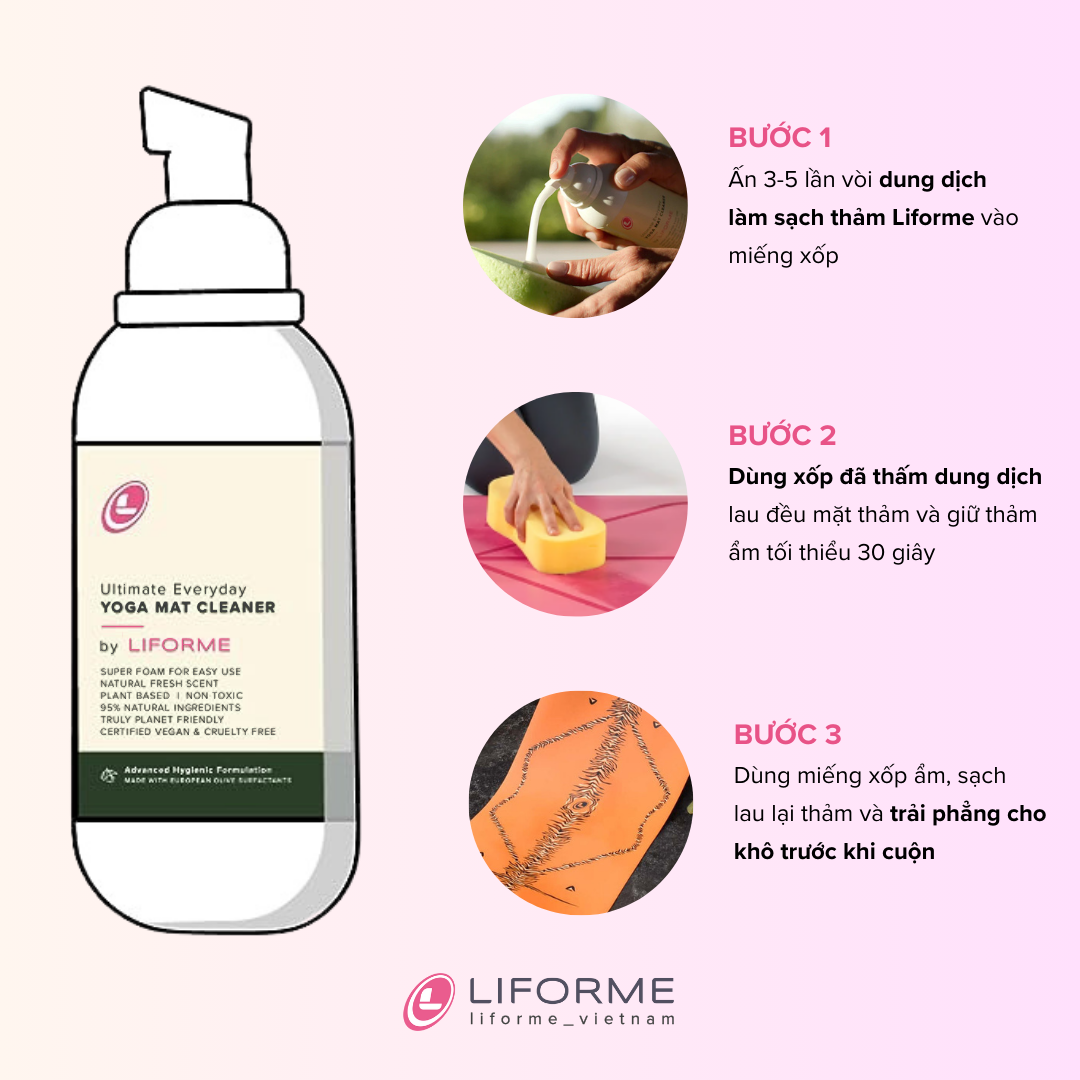 Dung dịch làm sạch thảm Liforme Ultimate Everyday 150ml