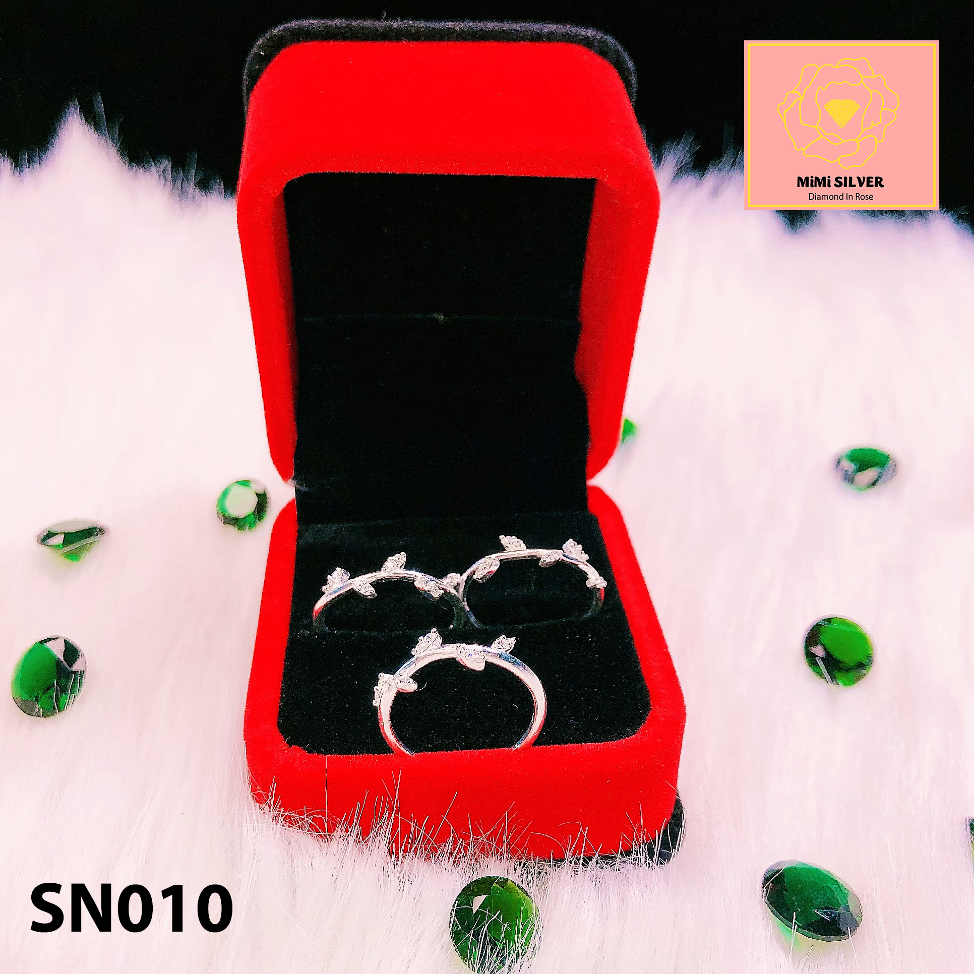 [HCM]Nhẫn Bạc Nữ MiMi Silver  - Trang Sức GADO SN010