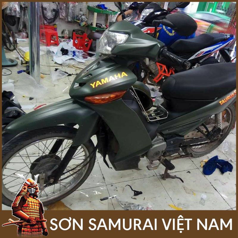 Sơn samurai màu xanh - Combo xanh 142 sơn xịt samurai