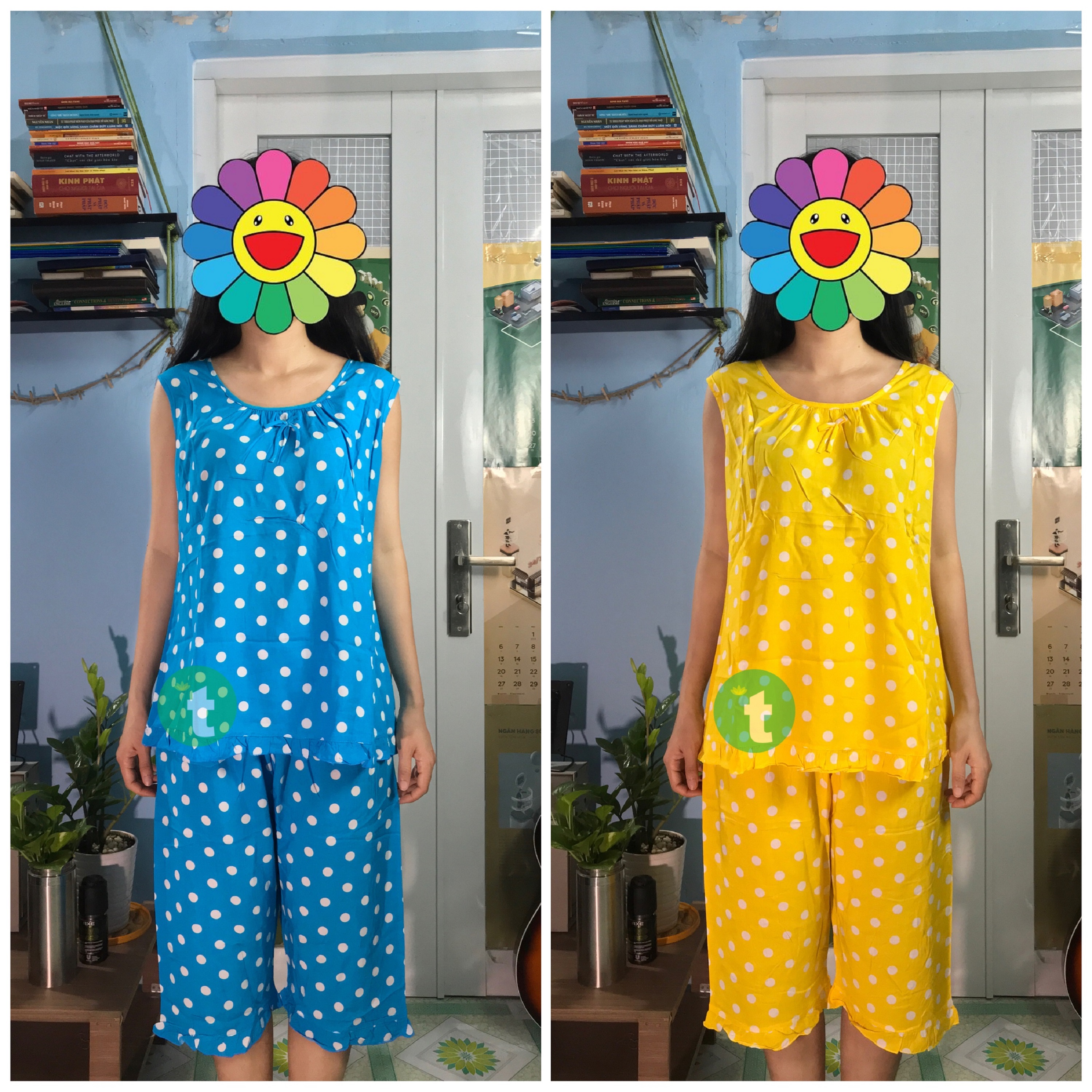 Bộ lanh tole lửng chấm bi (45-75 kg)