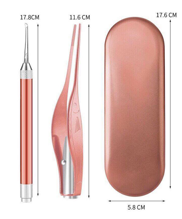 [HCM]Bộ dụng cụ gắp ráy tai thông minh có đèn