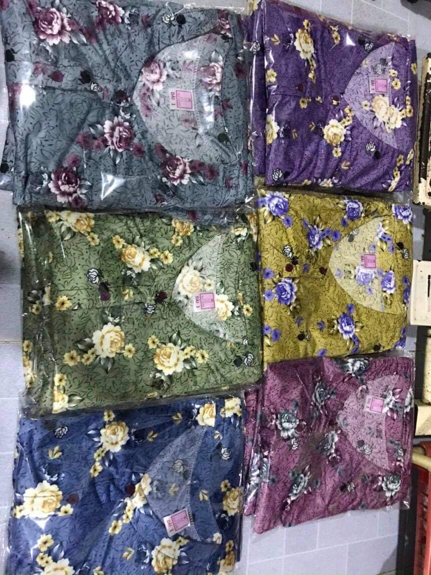 [HCM]Bộ bà già túi tay dài(size 40-65kg)