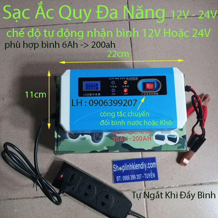 [HCM]bộ sạc ắc quy 24v 200A