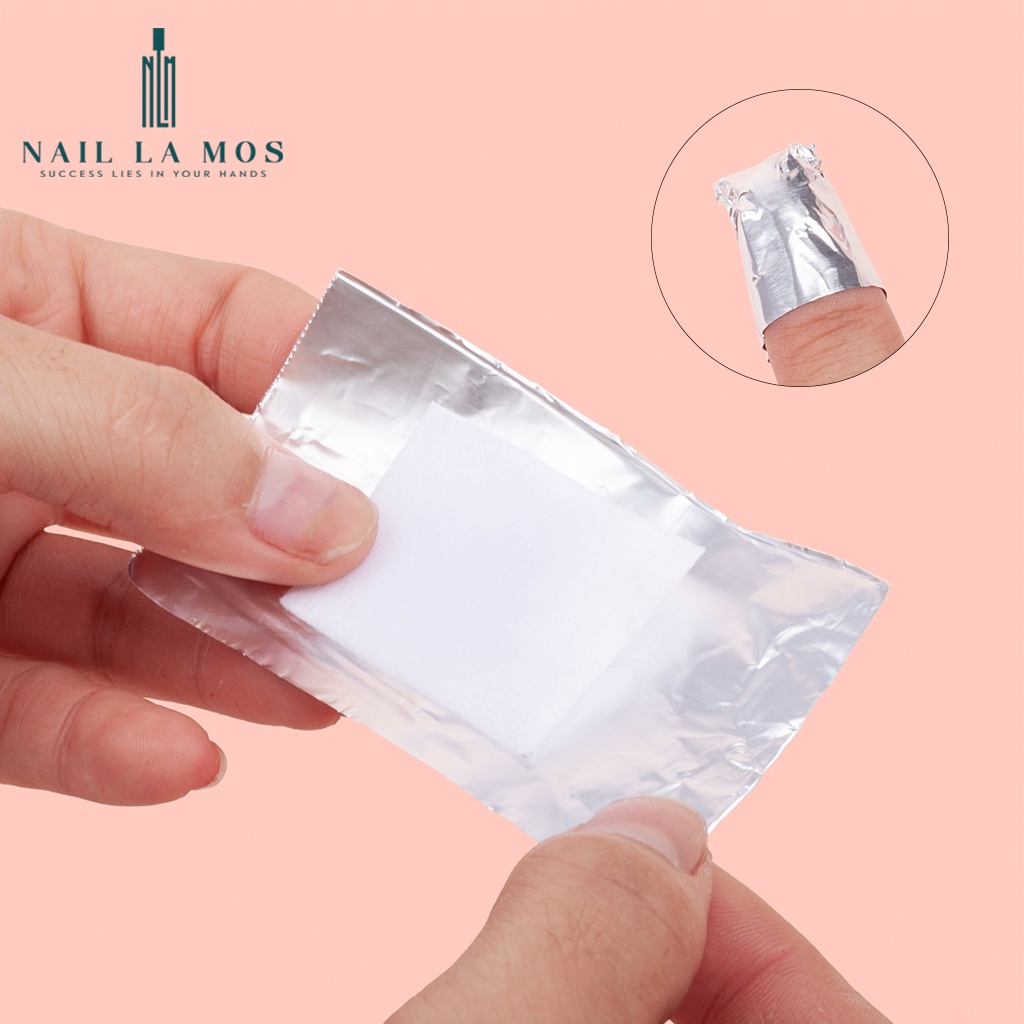 Cuộn giấy bạc ủ phá móng 500gr - Giấy bạc ủ phá gel/bột chuyên dụng