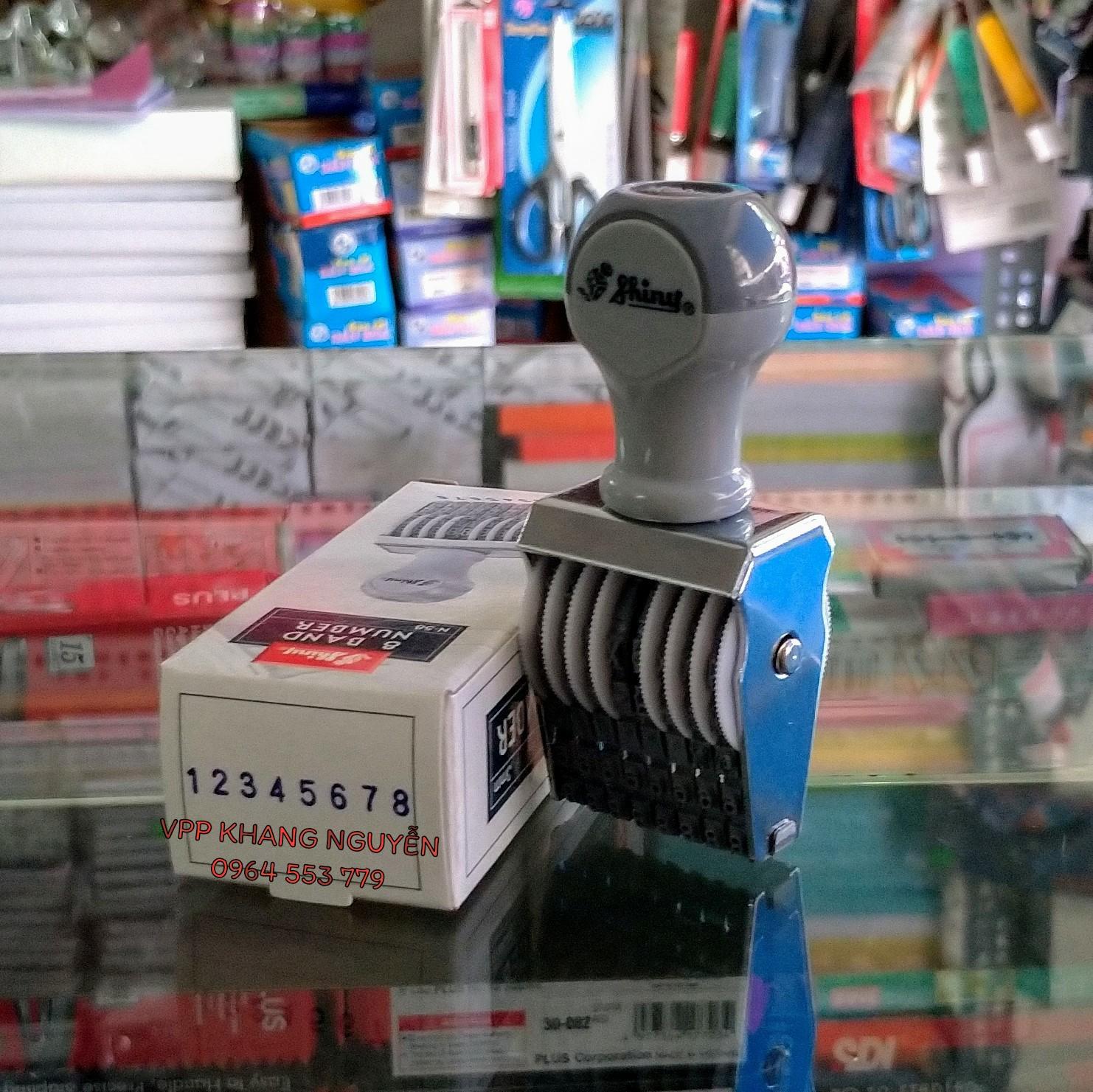Dấu Cao Su Shiny N-58 (8 Số - 3mm)