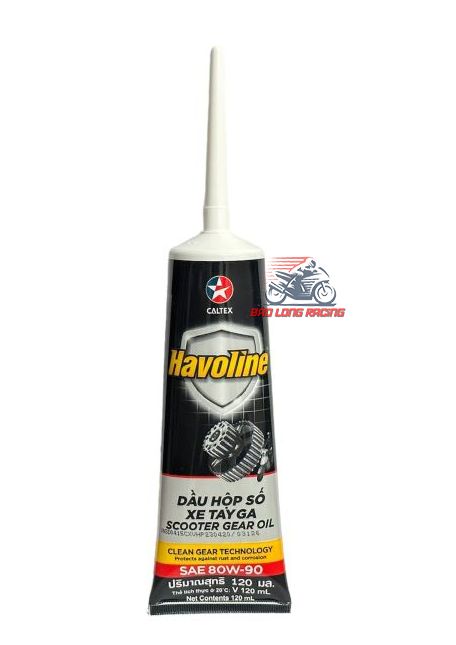 Nhớt hộp số Havoline Scooter Gear Oil 80W-90 120ml, nhớt láp dành cho xe ga