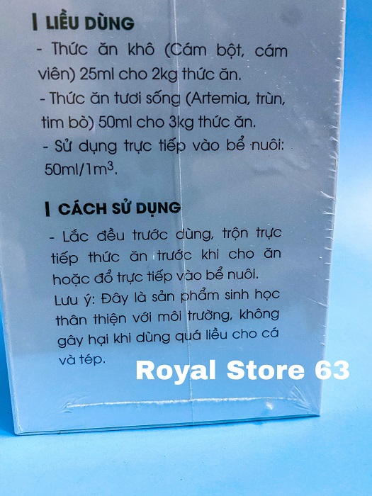 Vi sinh tiêu hóa cho cá cảnh Bac+ Koika 1000ml