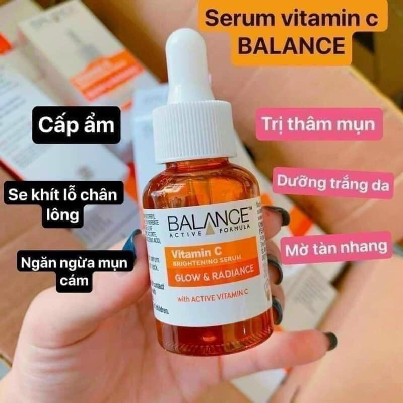 Serum trắng da, mờ thâm balance vitamin c 30ml