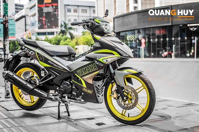 Tem trùm ex 150 đen chỉ vàng - Độ dán team trùm decal xe máy ex 150 đen chỉ vàng - Team trùm decal xe máy ex 150 rẻ đẹp và chất