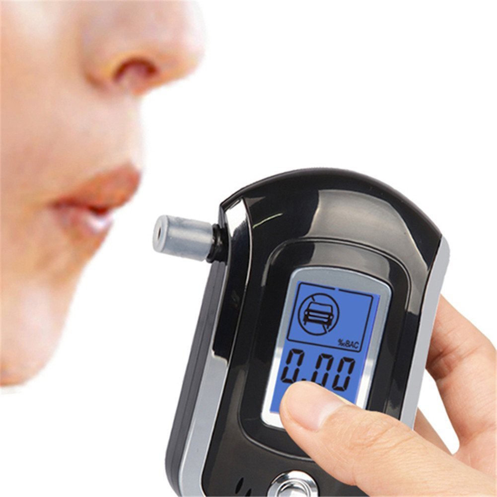 Máy đo nồng độ cồn at6000 màn hình lcd kèm 5 ống ngậmthổi
