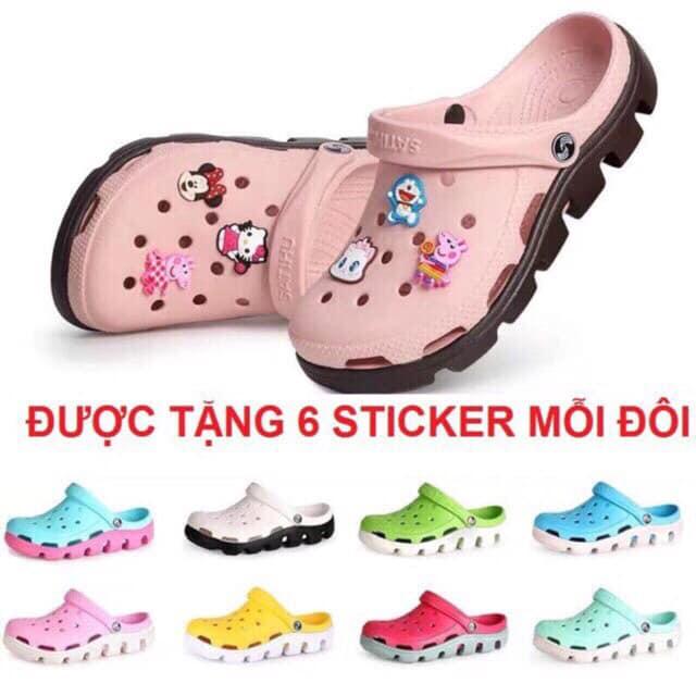 Dép sục gắn stick xinh xắn
