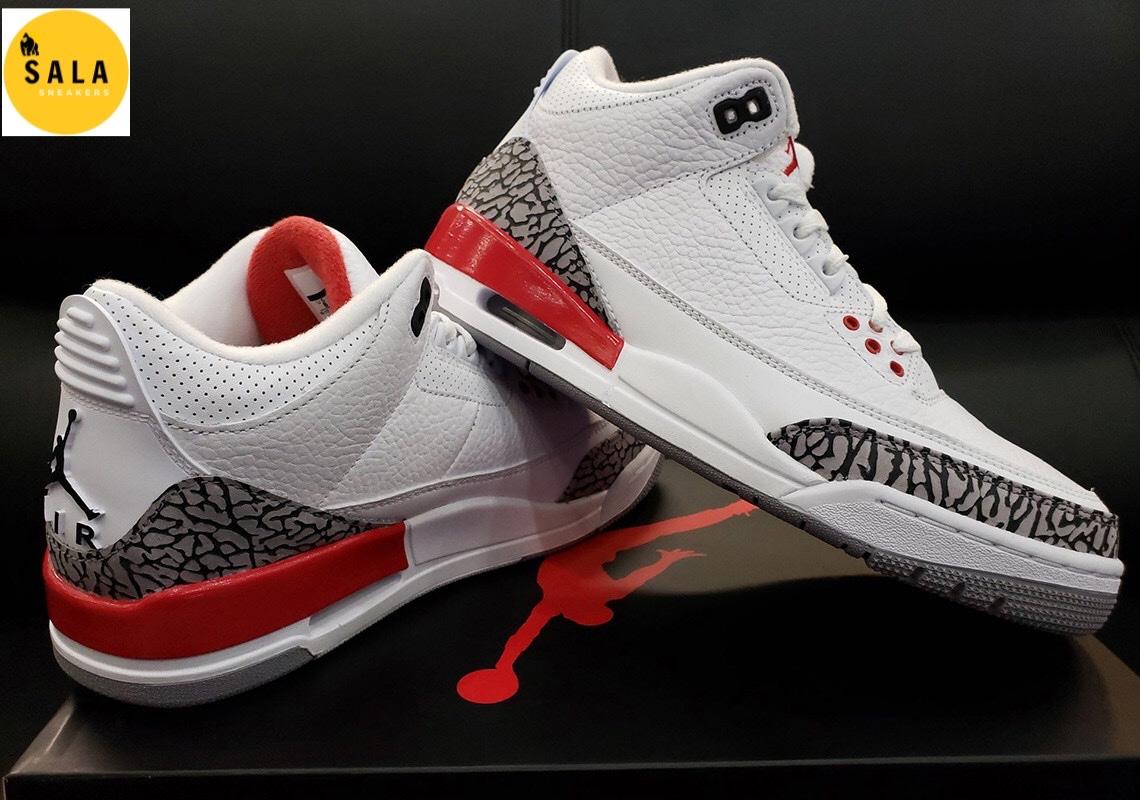 Giày Jordan 3 Katrina Trắng