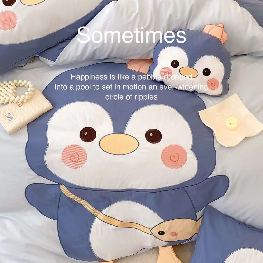 Bộ chăn ga gối cotton line disney