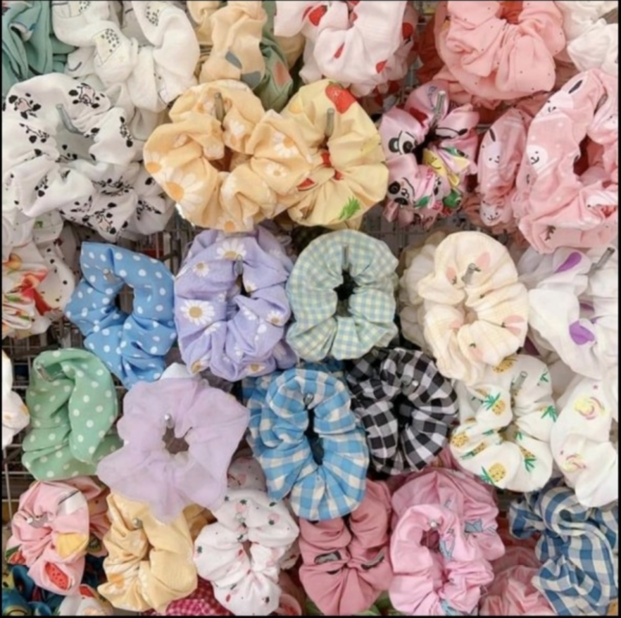 Scrunchies Buộc Tóc Xinh Xắn Cho Nữ