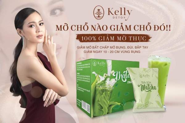 [FREESHIP 1 LỘ TRÌNH] Trà sữa Matcha Kelly Detox Womens fragrance SH03. Siêu giảm cân nhanh công nghệ mới, mẹ sau sinh không mất sữa, giảm bất chấp mỡ bụng ,đùi ,bắp tay , không mệt mỏi ,không tác dụng phụ , không tập thể dục nhập khẩu